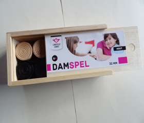 Pions en bois DAMSPEL